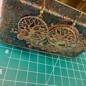 Gold Tree of Life Earrings